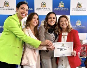 Entrega do Kit para a Procuradoria da Mulher de Grajau-MA.