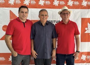 Prefeito Zezildo e Joãozinho Pavão entregam mais uma Escola Nova. Palmerio Martins em Apaga Fogo