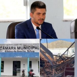 Alô MP: Ex-presidente da Câmara Municipal, Vereador Fábio Lisboa paga dispensa emergencial para reforma de Câmara Municipal de Morros que caiu em menos de 12 meses