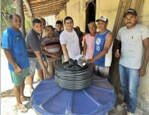 O vereador Wanderson da Trizidela Domingão de ação e diálogo com o nosso povo.