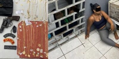 Dupla é presa suspeita de roubar produtos em joalheria da Rua Grande avaliados em R$ 15 mil