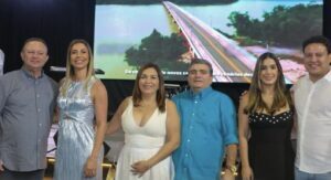 Prefeita vanderly, participa da confraternização promovido pelo governador Carlos Brandão.