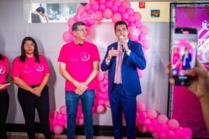 Fernando Braide participa de abertura da campanha de Outubro Rosa do Hospital Aldenora Bello e no Hospital da Mulher