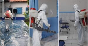 Coelho Neto: escolas municipias recebem ação de desinfecção e sanitização