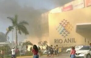 Incêndio atinge o Rio Anil Shopping e deixa feridos em São Luís