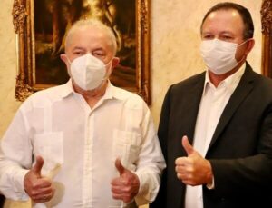 Acompanhando visita de Lula ao MA, Brandão dizia que o ex-presidente queria fechar as portas das prefeituras