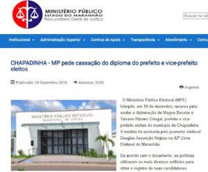 Assim como em 2016, Ministério Público Pede Impugnação de Magno Bacelar