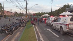 Trabalhadores rurais protestam contra violência no campo