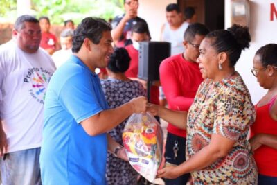 Osmar Filho leva alimentos a comunidades de São Luís no final de semana