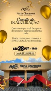 Estilo e Elegância: Maria Charmosa moda e acessórios pronta para Inaugurar sua Loja em Bacabeira neste Sábado (28)