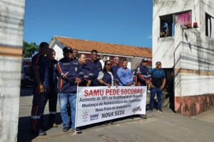 Servidores do Samu fazem paralisação de advertência em São Luís