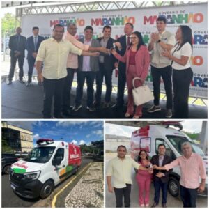 Deputado Eric Costa entrega ambulância para município de Barra do Corda