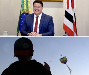 QUE MÁXIMO! Como governador em exercício, Felipe Camarão proíbe soltar pipas na área do Estádio Castelão
