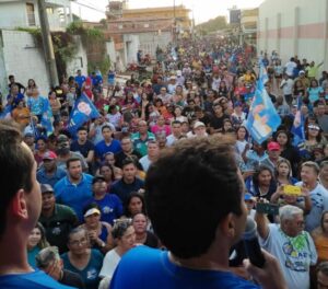 Resultado da administração do prefeito Bruno Silva em Coelho Neto atrai uma multidão em apoio aos seus candidatos