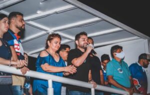 Ricardo Rios participa de grande passeata da candidata Dóris em Vitória do Mearim