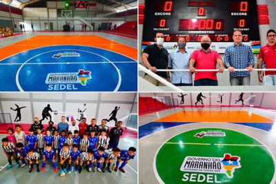 Rogério Cafeteira entrega dois ginásios reformados em SLZ