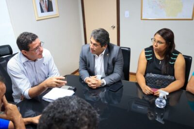 Osmar Filho reúne-se com presidente da Caema para tratar sobre falta de água em Cajari