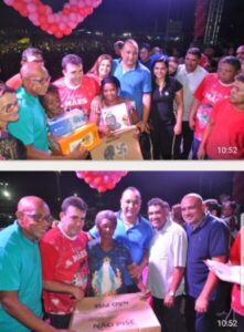 Deputado Roberto Costa e prefeito Edvan Brandão reúnem quase 20 mil pessoas na Festa das Mães, em Bacabal