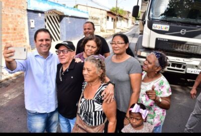Edivaldo inicia asfaltamento do bairro Rio Anil, reforçando investimentos de infraestrutura na cidade