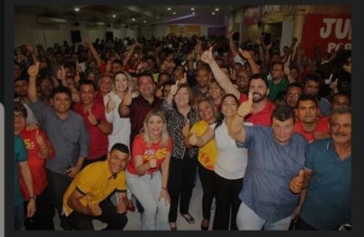 Eliziane Gama participa do lançamento de Adelmo Soares em Caxias