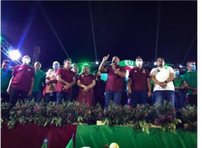 Roberto Costa participa de convenção histórica que oficializa a candidatura de Edvan Brandão em Bacabal