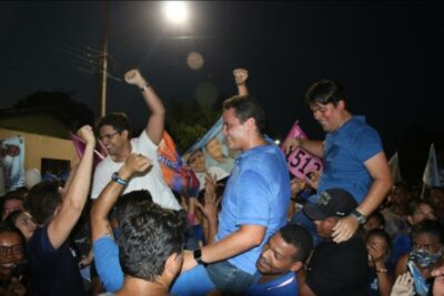 Ao lado de Bruno Silva, Glalbert Cutrim participa da maior caminhada da história de Coelho Neto
