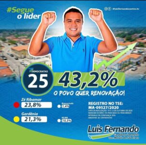 Líder nas pesquisas em Humberto de Campos, Luís Fernando diz que vai libertar o povo da velha política do atraso