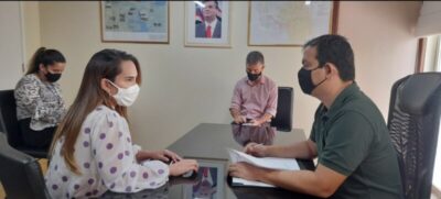 Na CAEMA, deputada Dra. Thaiza Hortegal trata de demandas de abastecimento de água para Chapadinha