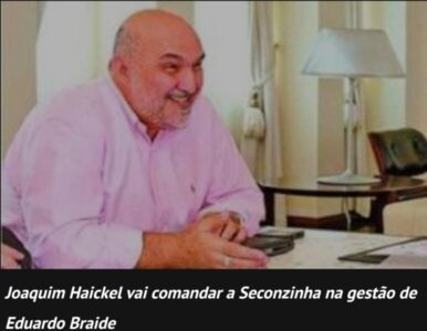 Secomzinha de Braide será comandada por Joaquim Haickel