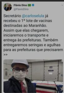 Secretaria de Saúde recebe primeiro lote de vacinas