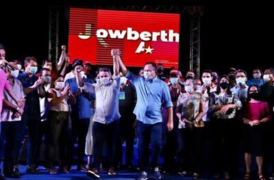 Em São Bernardo, Brandão prestigia aniversário do petista Jowberth Alves e costura aliança política com grupos locais