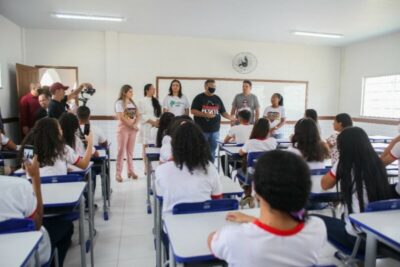 Pinheiro recebeu das mão dos prefeito Luciano e do Governador Flávio Dino o Complexo Educacional Lucília Moreira