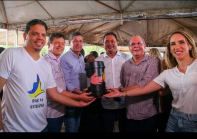 Prefeito Luciano, Senador Weverton e Fundação Antonio Dino realizam lançamento da Pedra Fundamental do Hospital do Câncer Dr. Antonio Dino , em Pinheiro