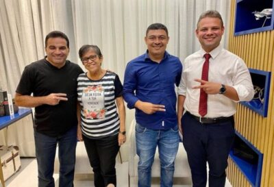 Josimar, reune-se com comitiva de Porto Rico do Maranhão
