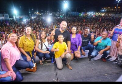 Deputado Roberto Costa reúne multidão em festa do Dia das Mães, em Bacabal: “feliz e realizado pelo sucesso dessa festa”