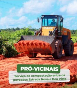 Programa pró-vicinais inicia mais uma etapa: Estrada que liga os povoados Boa Vista a Estrada Nova tem barragem recuperada