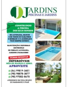 Construa a piscina dos seus sonhos no Jardins Piscinas e Jardins