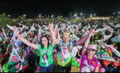 Pinheiro confirma sua escolha: Mais 30 mil pessoas participaram do Arrastão verde e rosa de Lucyana Genésio e Dra. Thaiza