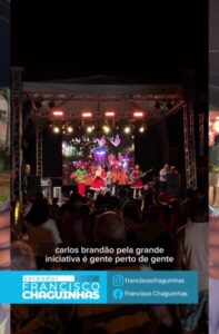 Veja Agora: Vereador Francisco Chaguinhas prestigia “Natal Itinerante” no São Cristóvão