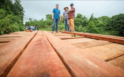 Prefeito Luciano autoriza e vistoria obras de infraestrutura na zona rural de Pinheiro
