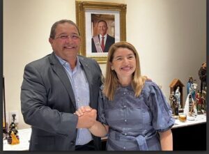 Deputado Jota Pinto visita governadora interina Iracema Vale