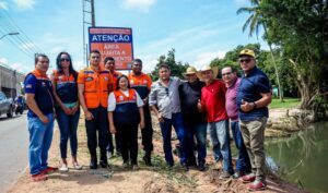 Gestão Paula Azevedo instala sinalização especial de alerta em áreas com risco de alagamento em Paço do Lumiar