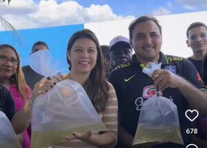 Prefeita Fernanda Gonçalo mantém tradição e entrega peixes na semana santa em Bacabeira
