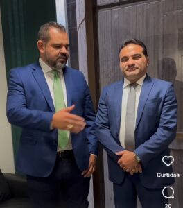 Prefeito João Carlos e Josimar Maranhãozinho se unidos em prol da cidade de Buriticupu