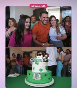Prefeito Paraíba recebe Detinha e Fabiana Vilar nas comemorações dos 125 anos da cidade de Morros
