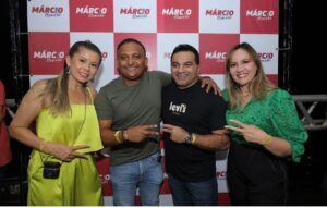 Josimar e Detinha prestigiam Márcio Hominho na festa de comemoração pelos seus 40 anos de vida