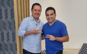 Deputado Josimar Maranhãozinho recebe o prefeito Rigo Teles de Barra do Corda para discutir obras que estão em fase de licitação