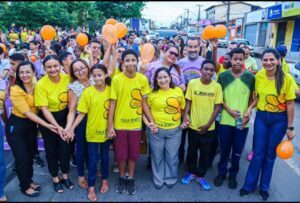Prefeita Paula Azevedo participa da caminhada “Faça Bonito”, que combate a exploração sexual de crianças e adolescentes