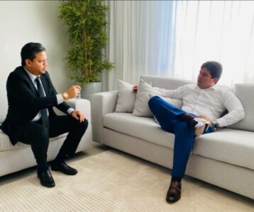 Encontro produtivo: Prefeito Luciano Genésio se reúne com o Federal André Fufuca em Brasília