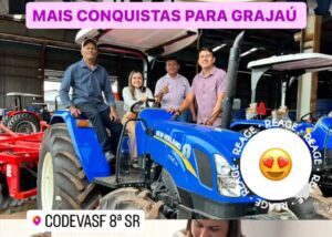 Ao lado das deputada Detinha a Elanny Jorge comemora aquisição de Patrulha Mecanizada para Grajaú